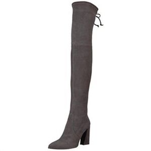 New - Stuart Wietzman Thighland Charcoal Boots 7.5